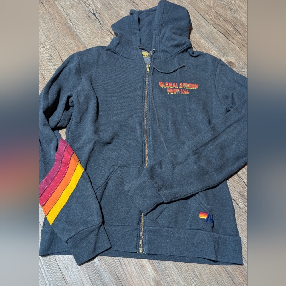 Aviator Nation Hoodie Jacket Size Large